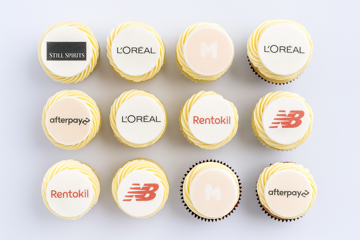 Branded Logo Cupcakes
