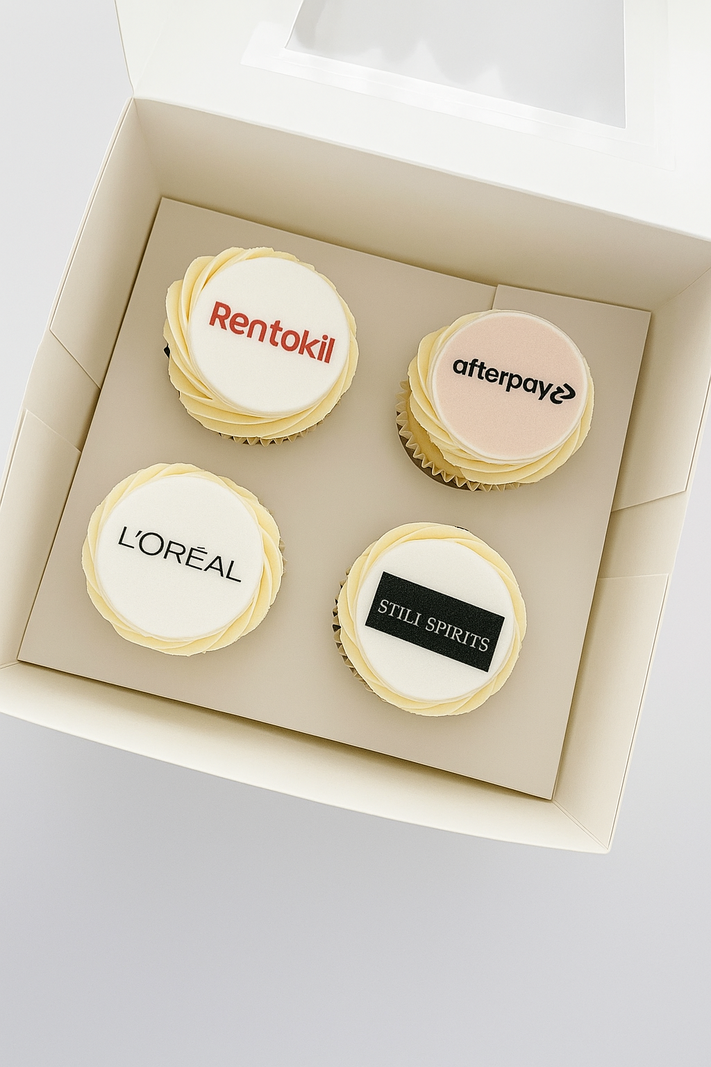 Branded Logo Cupcakes