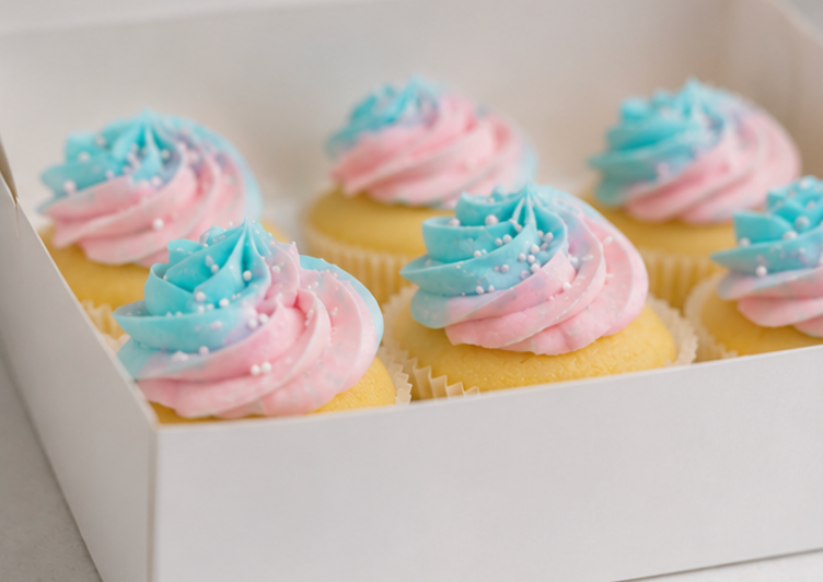 Gender Reveal Cupcakes