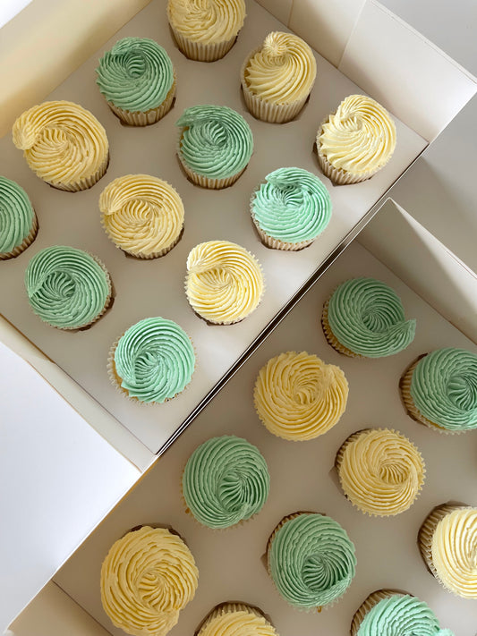 Custom Colour Cupcakes