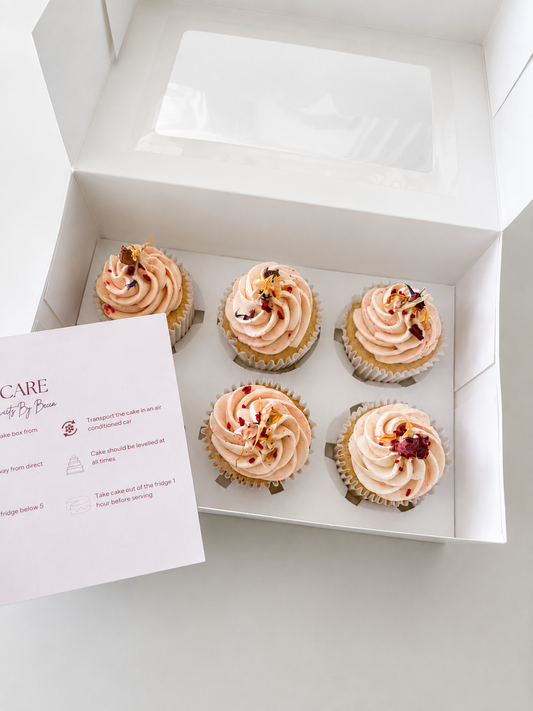 Lemon and strawberry cupcake