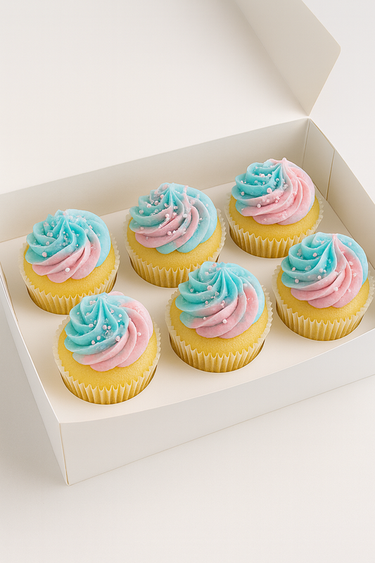 Gender Reveal Cupcakes