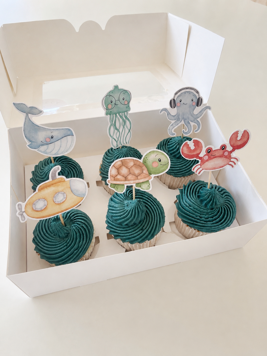Under the sea cupcakes