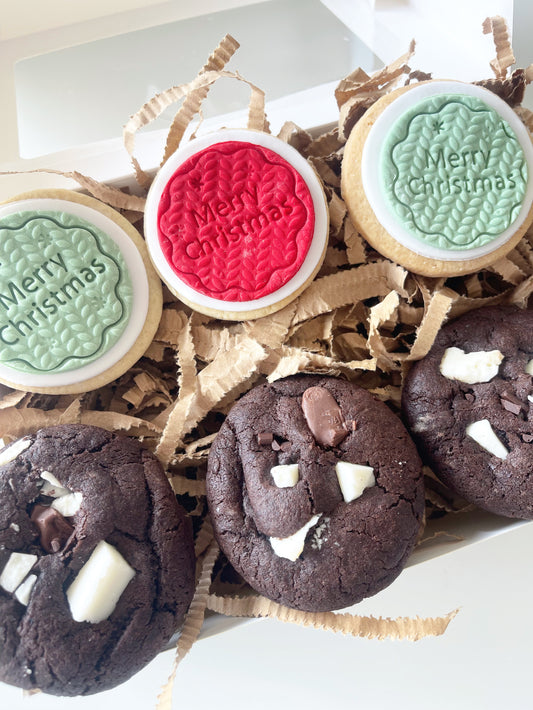 Merry Christmas + Triple Choc Cookie