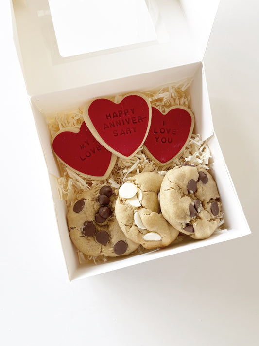 Happy Anniversary Cookie Box