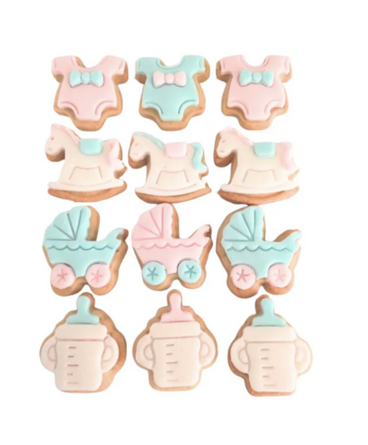 Mini Baby Shower Assorted Cookies