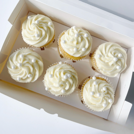 Sugar Pearl Cupcakes