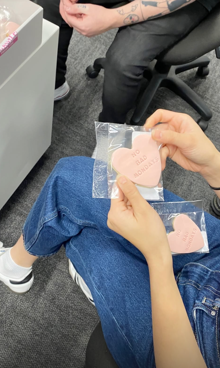Sweets By Becca offers a range of services, including corporate cookies, birthday gifts, and wedding personalised cookies, ensuring every sweet treat is unique and memorable. custom branded cookies logo cookies for business