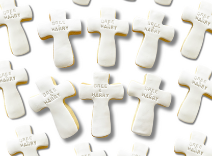 Order custom wedding cookies in Auckland – personalised, handcrafted treats perfect for wedding favours, dessert tables & engagement parties. NZ-wide delivery