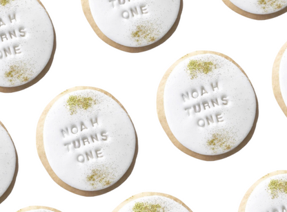 Phrase + Gold Sugar Sprinkles