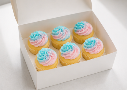 Gender Reveal Cupcakes
