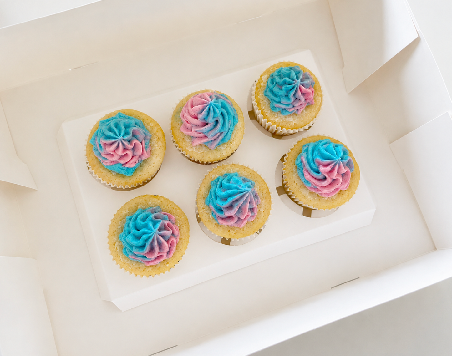 Gender Reveal Cupcakes