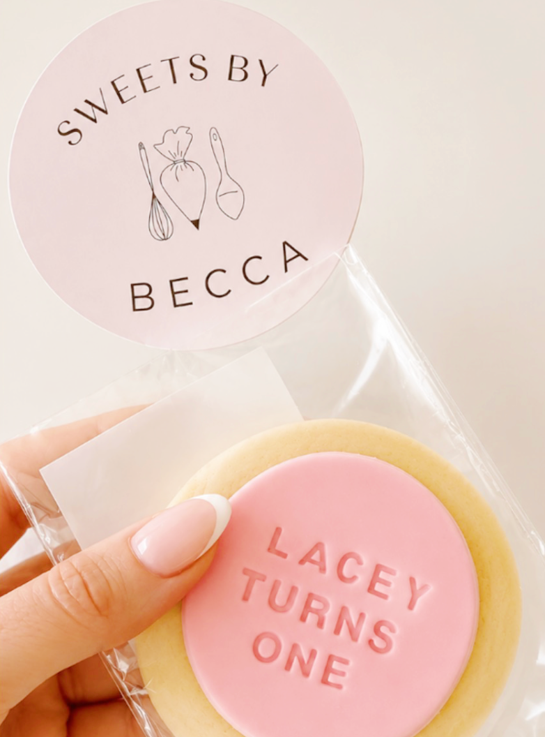 Custom Text Cookie